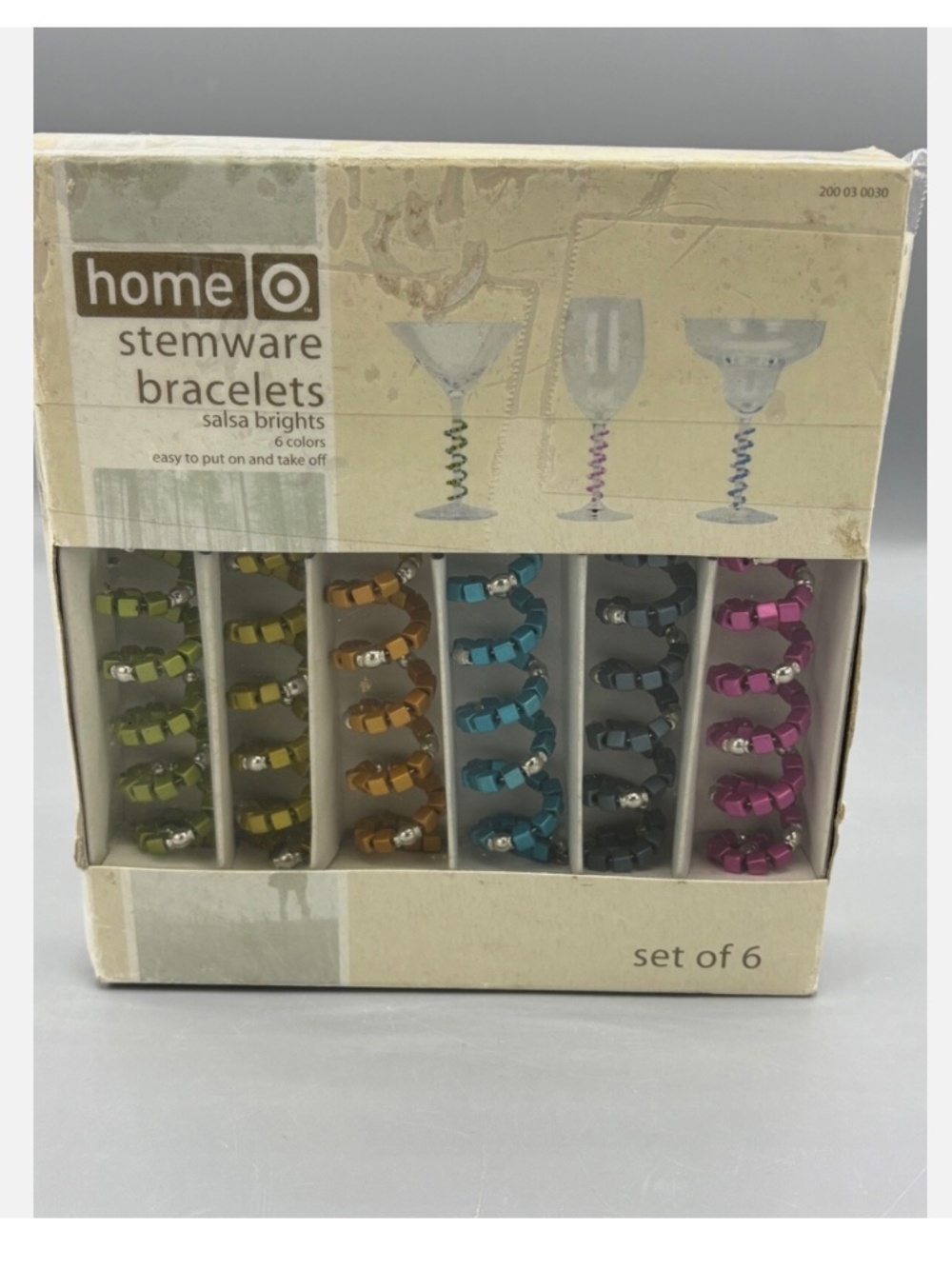 Stemware “bracelets” never mix up drinks at a party again!